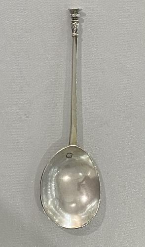 Commonwealth silver seal top spoon 1656 Stephen Venables 