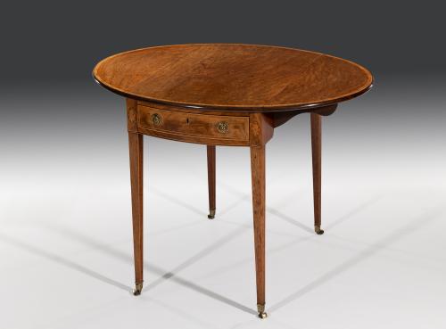 18th Century Mahogany Pembroke Table - open
