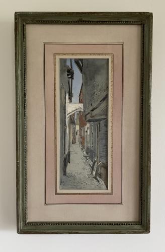 Charles John Watson - Row 142, Great Yarmouth - watercolour