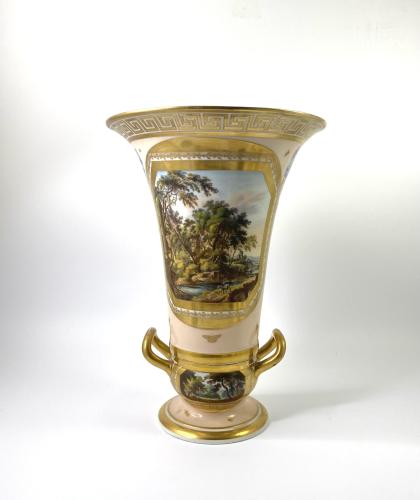 Derby two part vase, circa 1810. Daniel Lucas.