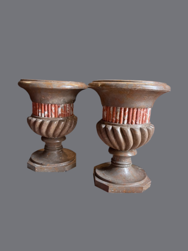 19th Century marble urns
