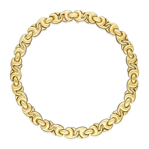 gold collar necklace by Bulgari