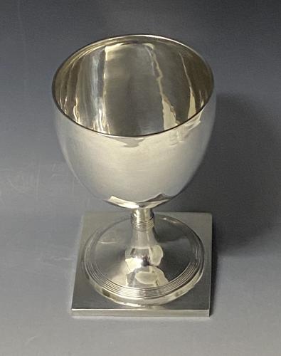 Georgian silver goblet 1805 Charles Chesterman London 