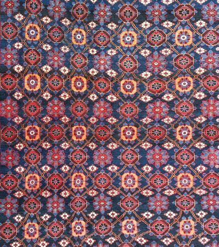 detail Persian Varamin carpet