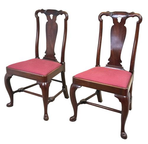 Pair Of Early 18th Century Side Chairs