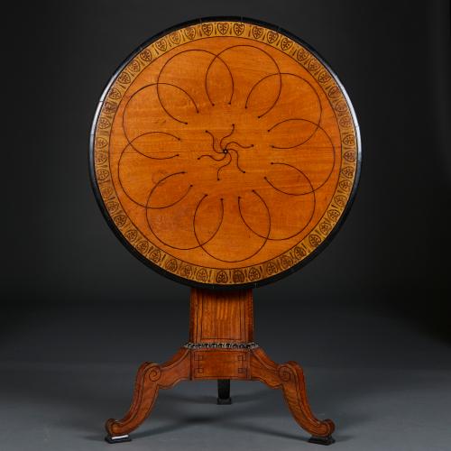A Fine Tilt Top Table in the Manner of George Bullock