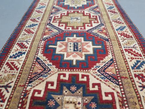 Antique Kazak Long Rug