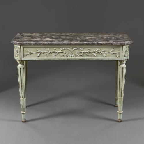 An 18th Century Painted Console Table