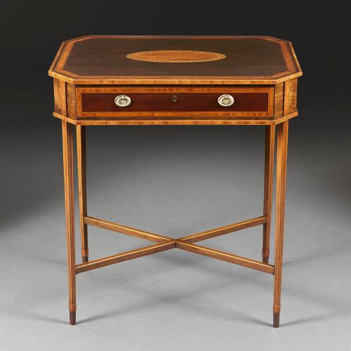A Fine Sheraton Late 18th Century Occasional Table