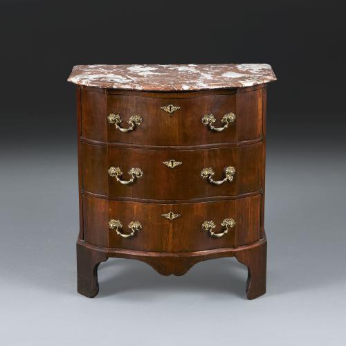 An 18th Century Serpentine Bedside Commode