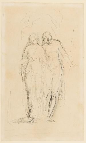Adam and Eve, George Richmond, R.A. 1809-1896
