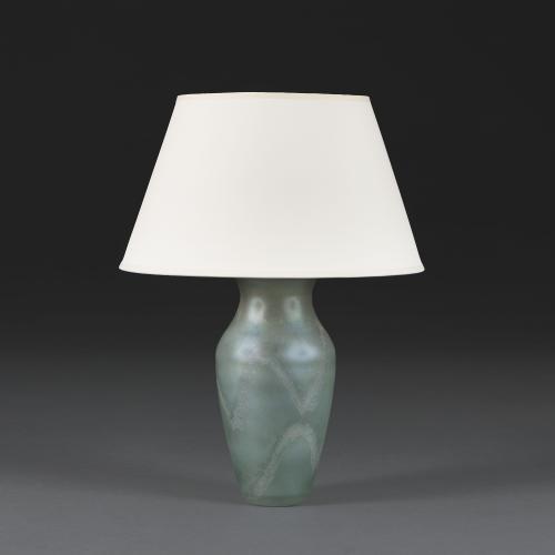 A French Art Glass Vase as a Lamp