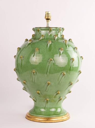 Green Ceramic Lamp