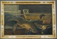 A Pair of Still Life of Fish, German, Circa 1750