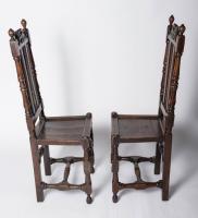Pair Of Charles II Oak Chairs