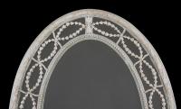 19th Century Painted Oval Mirror
